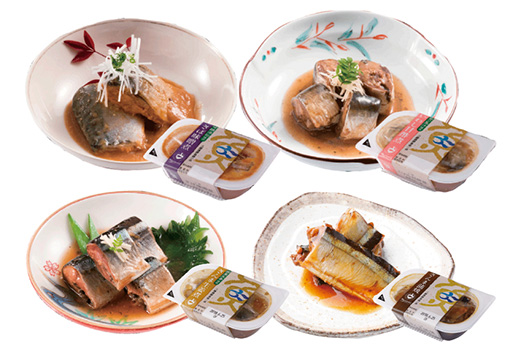 三陸産 レトルト 惣菜 煮魚・蒲焼 4種類4食セット